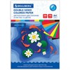 Цветная бумага А4 2-сторонняя офсетная, 50 листов 10 цветов, в папке, BRAUBERG, 200х280 мм, "Рыбки", 115170 - фото 3025378