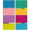 Тетрадь А5 120 л. BRAUBERG, гребень, клетка, глянцевая ламинация, "Color" (микс в спайке), 404447 - фото 3025459