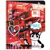 Тетрадь А5 80 л. BRAUBERG, гребень, клетка, обложка картон, "Anime Cats" (микс в спайке), 404415 - фото 3025518