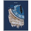 Тетрадь А5 120 л. BRAUBERG, гребень, клетка, твёрдая обложка, "Города" (микс в спайке), 404449 - фото 3025540