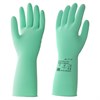 Перчатки латексные КЩС, сверхпрочные, плотные, хлопковое напыление, размер 7,5-8 M, средний, зеленые, HQ Profiline, 73583 - фото 3025580