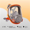 Маска полнолицевая Jeta Safety 5950, силикон, ударопрочный поликарбонат, защитная пленка, без фильтров, размер L, 5950-L - фото 3026385