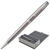 Ручка шариковая PARKER "Sonnet Core Stainless Steel CT", корпус серебристый, палладиевые детали, черная, 1931512 - фото 3026607