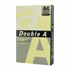 Бумага цветная DOUBLE A, А4, 80 г/м2, 500 л., пастель, светло-желтая - фото 3026659