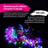 Электрогирлянда-занавес комнатная "Звезды" 3х1 м, 138 LED, мультицветная, 220 V, ЗОЛОТАЯ СКАЗКА, 591339 - фото 3026928