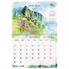 Календарь-планер настенный перекидной 2024 г., 12 листов, 30х22 см, "Пейзажи", BRAUBERG, 115345 - фото 3027929