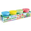 Пластилин-тесто для лепки BRAUBERG KIDS, 4 цвета, 560 г, пастельные цвета, крышки-штампики, 106717 - фото 3301546