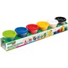 Пластилин-тесто для лепки BRAUBERG KIDS, 6 цветов, 300 г, яркие классические цвета, крышки-штампики, 106718 - фото 3301547