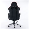 Кресло компьютерное BRABIX "Dexter GM-135", подножка, две подушки, экокожа, черное/красное, 532799 - фото 3302151