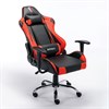 Кресло компьютерное BRABIX "Hunter GM-130", две подушки, экокожа, черное/красное, 532797 - фото 3302158