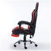 Кресло компьютерное BRABIX "Dexter GM-135", подножка, две подушки, экокожа, черное/красное, 532799 - фото 3302163