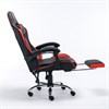 Кресло компьютерное BRABIX "Dexter GM-135", подножка, две подушки, экокожа, черное/красное, 532799 - фото 3302181