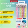 Ручки гелевые ПАСТЕЛЬ BRAUBERG "EXTRA", НАБОР 6 ЦВЕТОВ, узел 0,7 мм, линия 0,5 мм, 143910 - фото 3302783