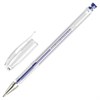 Ручка гелевая BRAUBERG "EXTRA", СИНЯЯ, корпус прозрачный, узел 0,5 мм, линия 0,35 мм, 143902 - фото 3302796
