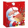 Пакет подарочный (1 штука) новогодний, 18х10х23 см, "Christmas Animals", ассорти, ЗОЛОТАЯ СКАЗКА, 591955 - фото 3303393