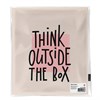 Сумка шоппер BRAUBERG, канвас, 40х35 см, бежевый, "Think outside the box", 271898 - фото 3303465