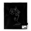 Сумка шоппер BRAUBERG, канвас, 40х35 см, черный, "Vector girl", 271899 - фото 3303474