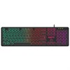 Клавиатура проводная игровая DEFENDER OZOTH GK-106, USB, 104 клавиши, с подсветкой, черная, 45106 - фото 3303534