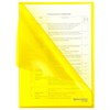 Папка-уголок жесткая А4, желтая, 0,15 мм, BRAUBERG EXTRA, 271705 - фото 3304198