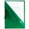 Папка-уголок жесткая А4, зеленая, 0,15 мм, BRAUBERG EXTRA, 271704 - фото 3304203