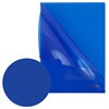 Папка-уголок с карманом для визитки А4, синяя, 0,18 мм, BRAUBERG EXTRA, 271707 - фото 3304209