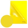 Папка-уголок жесткая А4, желтая, 0,15 мм, BRAUBERG EXTRA, 271705 - фото 3304210