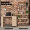 Стол письменный/компьютерный BRABIX "Scandi CD-016", 1100х500х750 мм, 4 ящика, дуб сонома, 641892, ЦБ013707-2 - фото 3304483