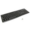 Клавиатура беспроводная LOGITECH K270, 104 клавиши + 8 дополнительных клавиш, мультимедийная, черная, 920-003757 - фото 3304860