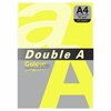 Бумага цветная DOUBLE A, А4, 75 г/м2, 100 л., неон, желтая - фото 3304987