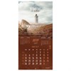 Календарь настенный перекидной на 2024 г., BRAUBERG, 12 листов, 29х29 см, "Удивительные пейзажи", 115316 - фото 3305443