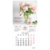 Календарь настенный перекидной на 2024 г., BRAUBERG, 12 листов, 29х29 см, "Прекрасные цветы", 115322 - фото 3305471
