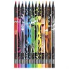 Карандаши цветные MAPED "COLOR PEP'S Black Monster", набор 12 цветов, пластиковый корпус, 862612 - фото 3305568
