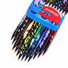 Карандаши цветные MAPED "COLOR PEP'S Black Monster", набор 12 цветов, пластиковый корпус, 862612 - фото 3305582