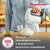 Миксер MOULINEX HM460110, 500 Вт, 5 скоростей, 2 венчика, 2 крюка для теста, белый, 7211004400 - фото 3306887