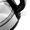 Чайник BRAYER BR1048, 1,7л, 2200 Вт, закрытый нагревательный элемент, стекло, черный - фото 3307393