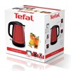 Чайник TEFAL KI270530, 1,7 л, 2400 Вт, закрытый нагревательный элемент, сталь, красный, 7211002431 - фото 3307499