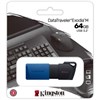 Флеш-диск 64GB KINGSTON DataTraveler Exodia M, разъем USB 3.2, черный/синий, DTXM/64GB - фото 3307583