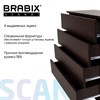 Комод BRABIX "Scandi CM-001", 750х330х730 мм, 4 ящика, ЛДСП, венге, 641902, ЦБ013659 -3 - фото 3308246
