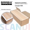 Комод BRABIX "Scandi CM-001", 750х330х730 мм, 4 ящика, ЛДСП, дуб сонома, 641901, ЦБ013659 -2 - фото 3308251