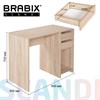 Стол письменный/компьютерный BRABIX "Scandi CD-017", 900х450х750 мм, 2 ящика, дуб сонома, 641895, ЦБ013706-2 - фото 3308256