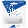 Флеш-диск 32 GB SMARTBUY Clue, USB 2.0, белый, SB32GBCLU-W - фото 3445999