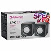 Колонки компьютерные DEFENDER SPK-33, 2.0, 5 Вт, 3,5 мм джек, пластик, черные, 65633 - фото 3447131