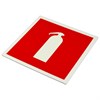 Знак пожарной безопасности "Огнетушитель", 200х200х2 мм, фотолюминесцентный, пластик, F04 - фото 3447974