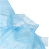 Халат одноразовый голубой на завязках КОМПЛЕКТ 10 шт., XXL 140 см, резинка, 25 г/м2, СНАБЛАЙН - фото 3448403