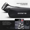 Электробритва POLARIS PMR 0305R PRO 5, 3 головки, аккумулятор, сухое и влажное бритье, черная, 51919 - фото 3650669