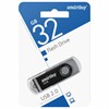 Флеш-диск 32 GB SMARTBUY Twist USB 2.0, черный, SB032GB2TWK - фото 3650672