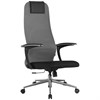 Кресло офисное BRABIX PREMIUM "Ultimate EX-801" хром, плотная двойная сетка Х2, черное/серое, 532918 - фото 3651482