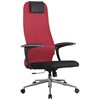 Кресло офисное BRABIX PREMIUM "Ultimate EX-801" хром, плотная двойная сетка Х2, черное/красное, 532921 - фото 3651487