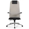 Кресло офисное BRABIX PREMIUM "Ultimate EX-801" хром, плотная двойная сетка Х2, черное/бежевое, 532919 - фото 3651491