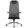 Кресло офисное BRABIX PREMIUM "Ultimate EX-801" хром, плотная двойная сетка Х2, черное/серое, 532918 - фото 3651494